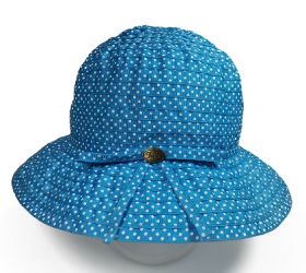 Casual Hat sm lamp gg ribbon w polkdot